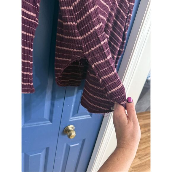 We The Free Kristina Striped Turtleneck Size M - Picture 7 of 7